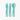 Sea To Summit Passage Cutlery Set - [3 Piece] Aqua Sea