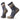Smartwool Hike Striped Mid Crew Socks Deep Navy